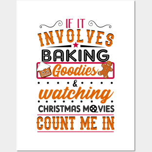 Funny Baking Christmas Sweater Posters and Art